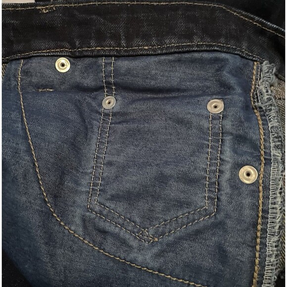 Rocker Denim Selvedge Unique Custom Made Straight Leg Jeans Mens 30x31 Dark Blue - Picture 7 of 8
